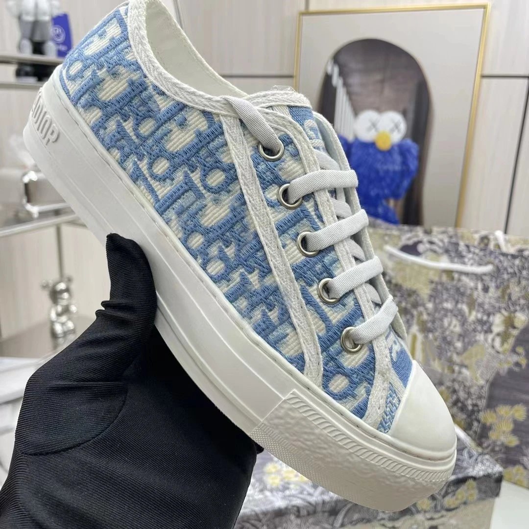 Dior B23 Tiger Print Canvas Sneakers - 33