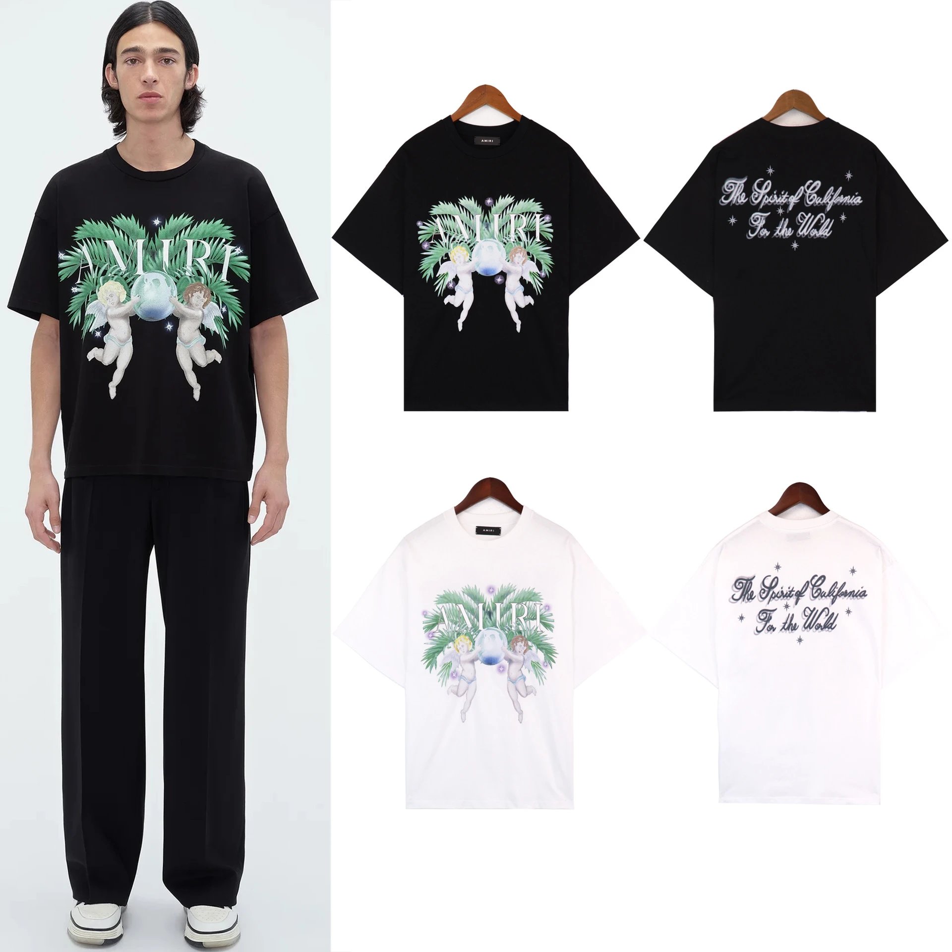 Amiri Graphic Print Black T-Shirt - 14