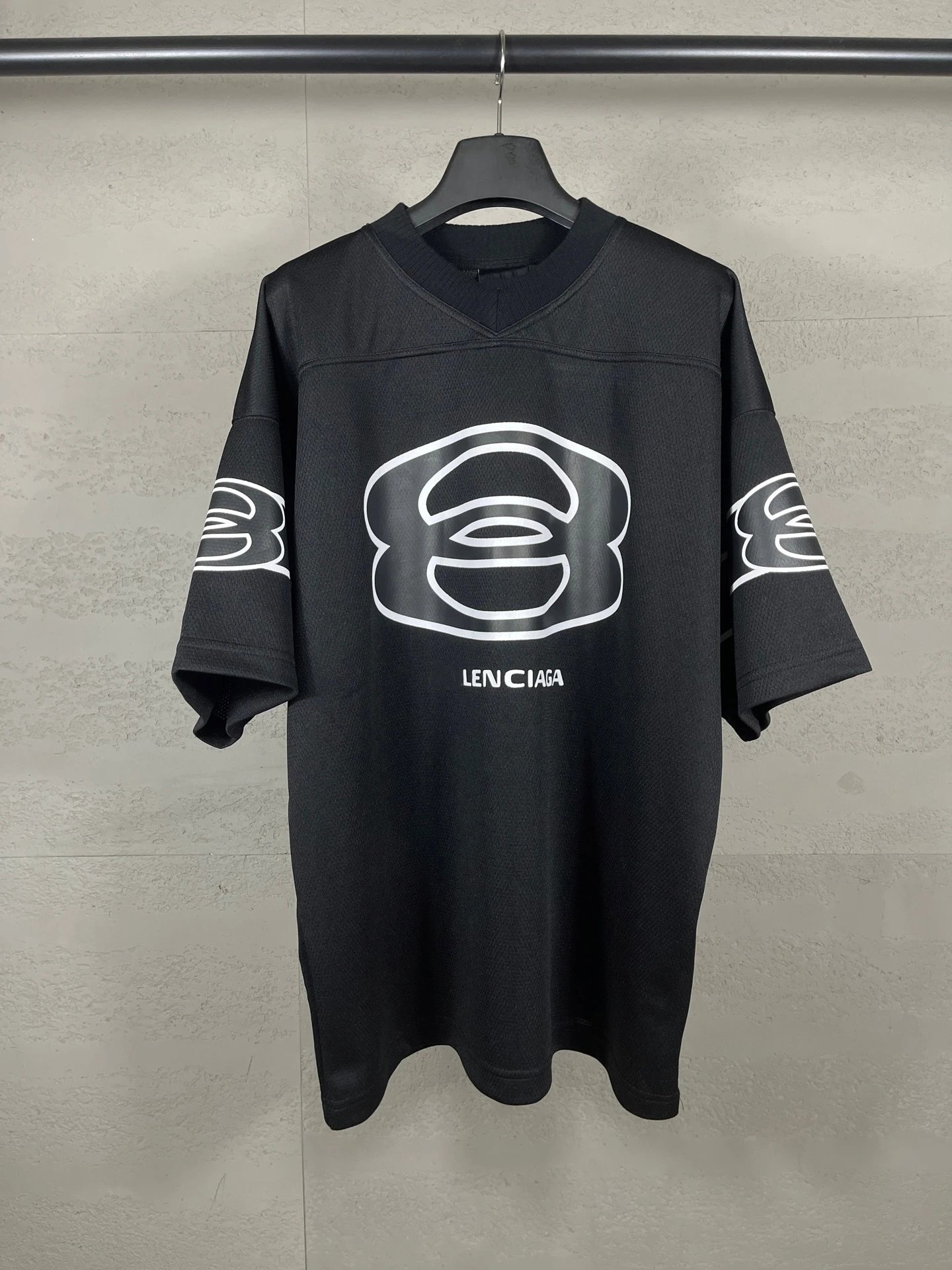 Balenciaga Logo Jersey Red Sports Jersey - 3