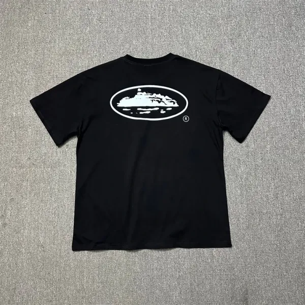 Design Graphic Flame Logo Black T-Shirt - 20