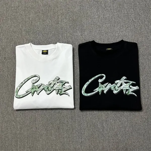 Design Graphic Flame Logo Black T-Shirt - 23