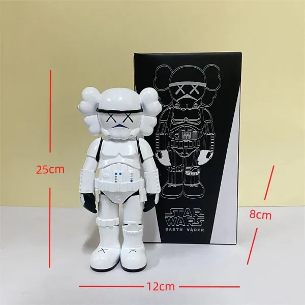 Kaws x Star Wars Stormtrooper Companion White Collectible Figure Accessories - 1