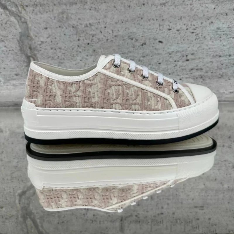 Dior B23 Tiger Print Canvas Sneakers - 5