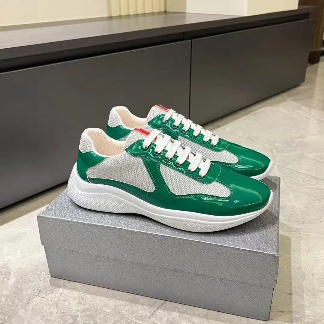 Prada Linea Rossa Runner White Gray Sneakers - 13