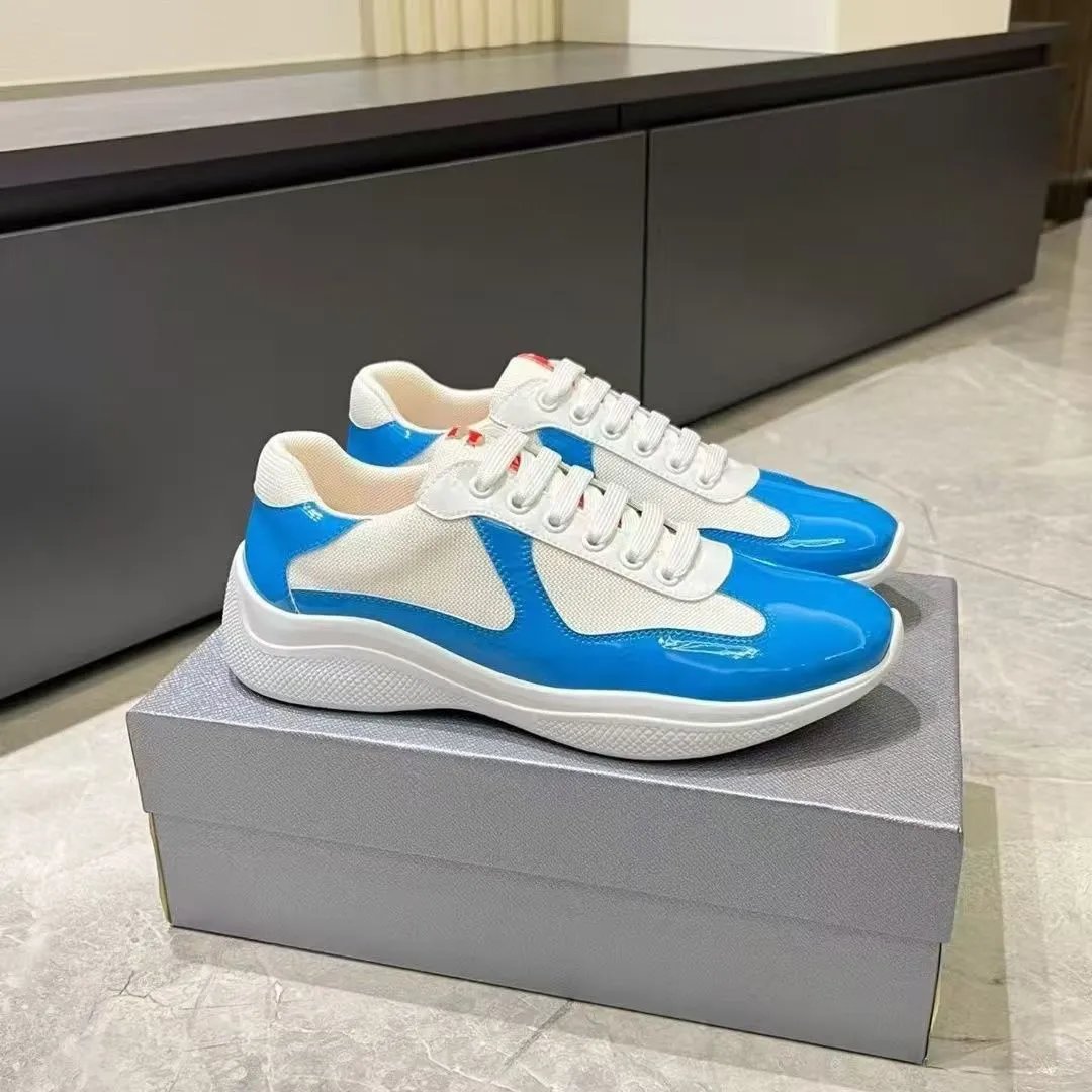 Prada Linea Rossa Runner White Gray Sneakers - 28
