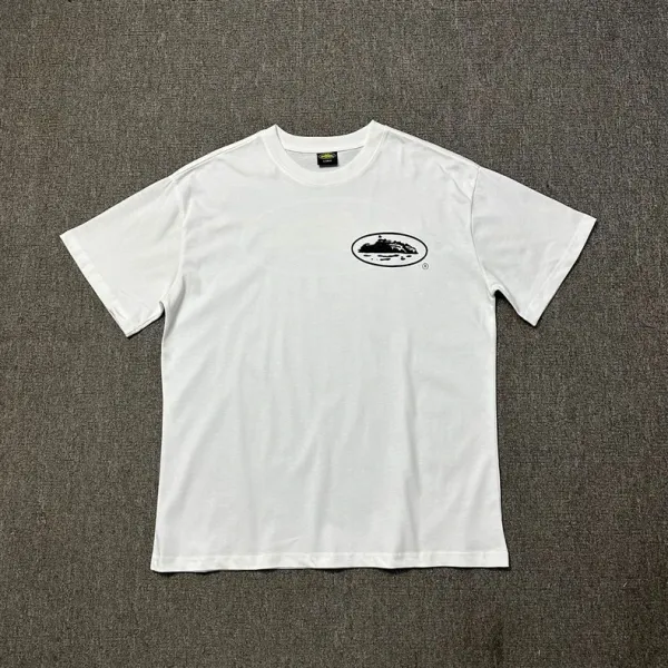 Design Graphic Flame Logo Black T-Shirt - 21