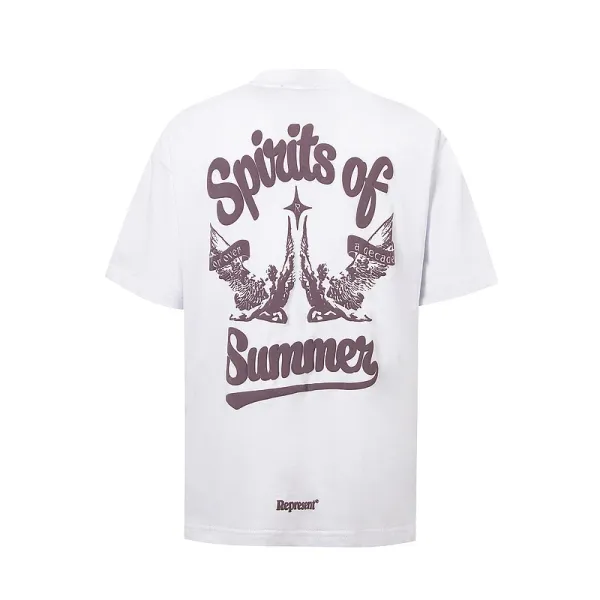 Represent Winged Lion Graphic T-Shirt White - 3