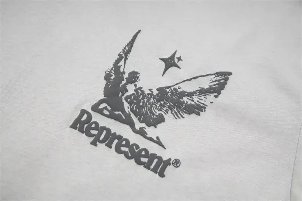 Represent Winged Lion Graphic T-Shirt White - 7