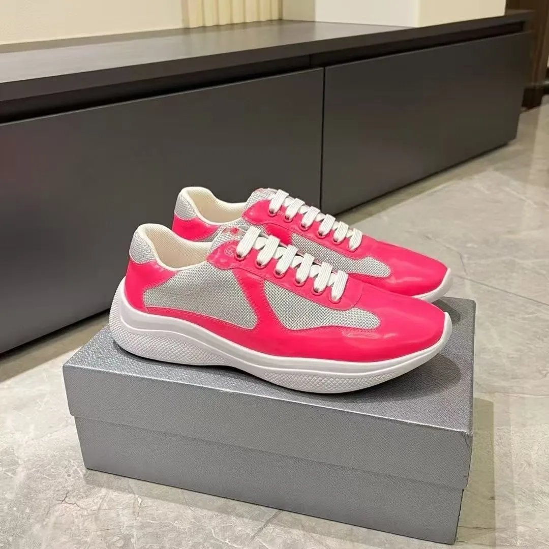 Prada Linea Rossa Runner White Gray Sneakers - 23