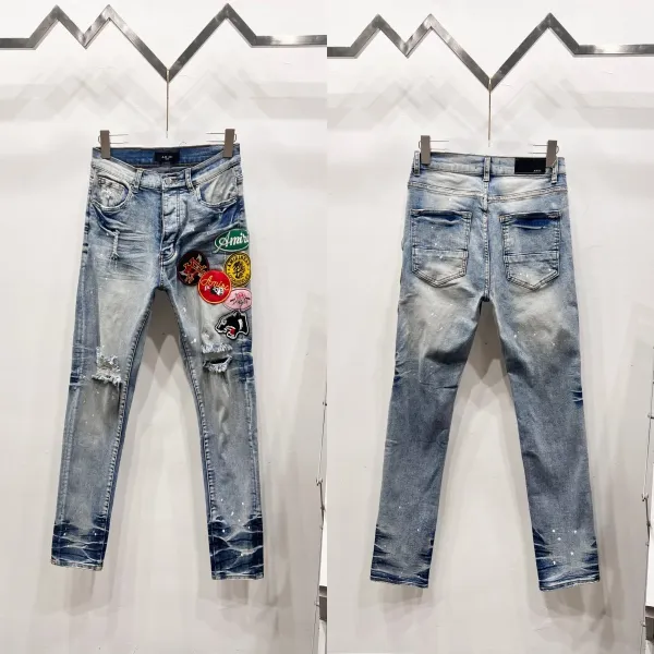 Diesel Distressed Graffiti Print Slim Fit Jeans Black - 17