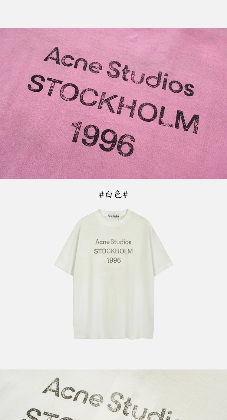 Acne Studios Stockholm 1996 Long Sleeve T-Shirt Pink - 7