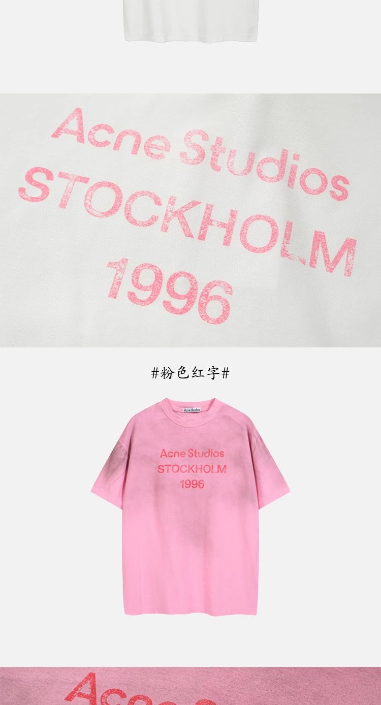 Acne Studios Stockholm 1996 Long Sleeve T-Shirt Pink - 11