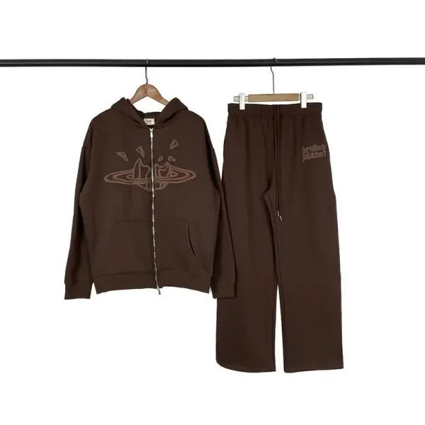Broken Planet Logo Sweatpants Black - 12