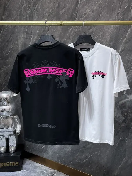 Chrome Hearts Embroidered Logo Black T-Shirt - 9