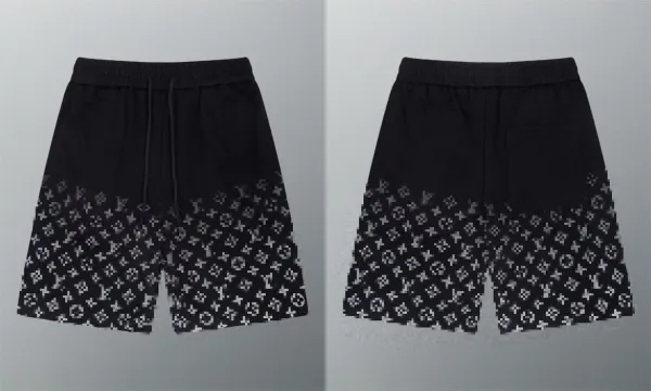 Louis Vuitton Monogram Gradient Shorts Black - 1
