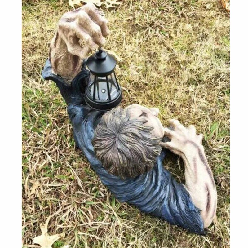 Design Horror Zombie Lantern Decoration Multicolor Figurine Accessories - 5