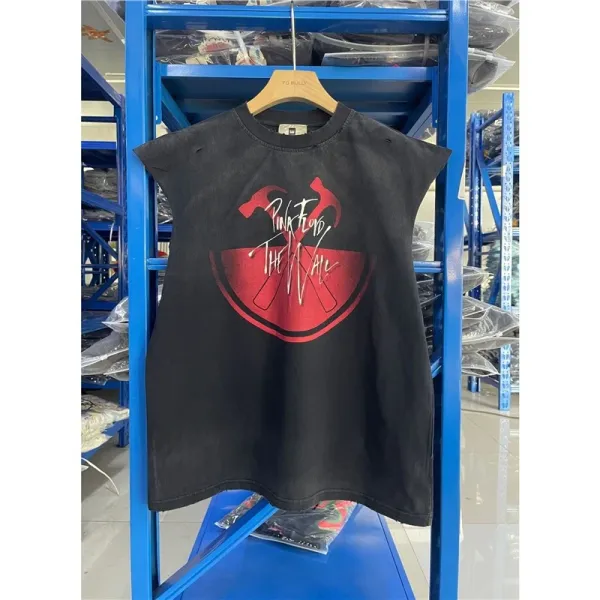 Design Pink Floyd The Wall Graphic T-Shirt Black T-Shirts - 1