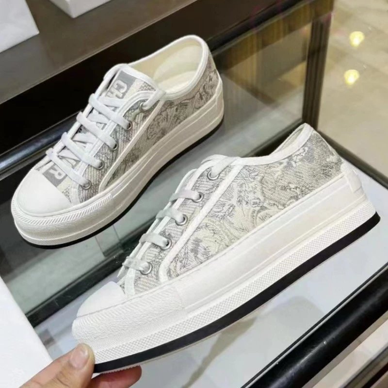 Dior B23 Tiger Print Canvas Sneakers - 15