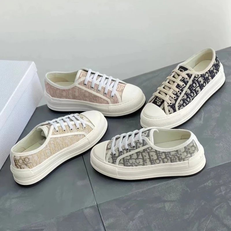 Dior B23 Tiger Print Canvas Sneakers - 2