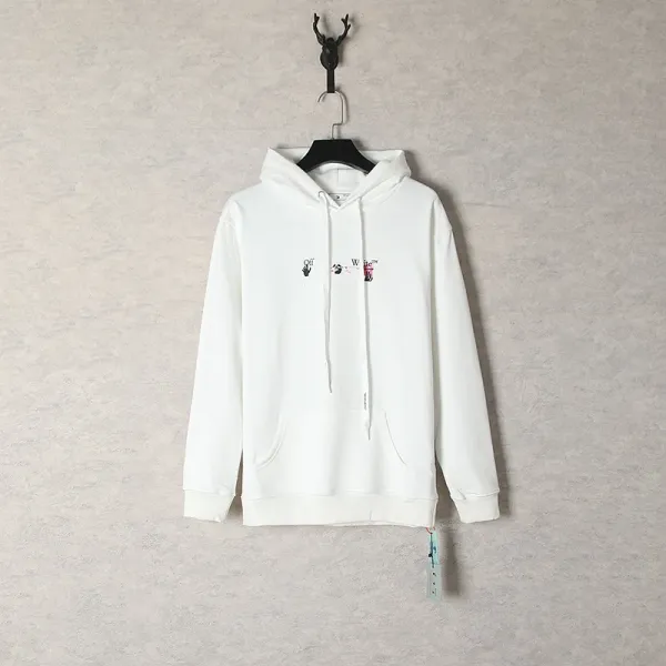 Off-White Diag Arrow Print Black Hoodie - 6
