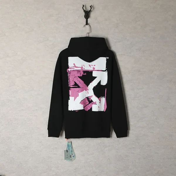 Off-White Diag Arrow Print Black Hoodie - 22