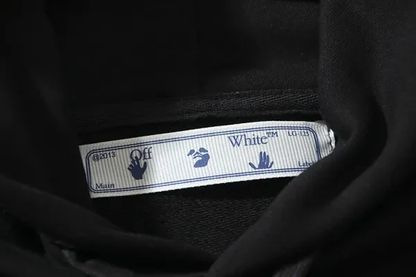 Off-White Diag Arrow Print Black Hoodie - 29