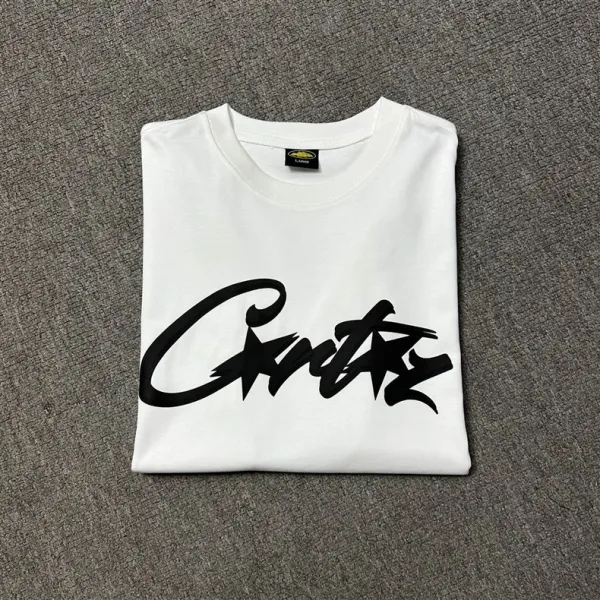 Design Graphic Flame Logo Black T-Shirt - 10