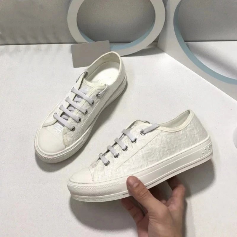 Dior B23 Tiger Print Canvas Sneakers - 30