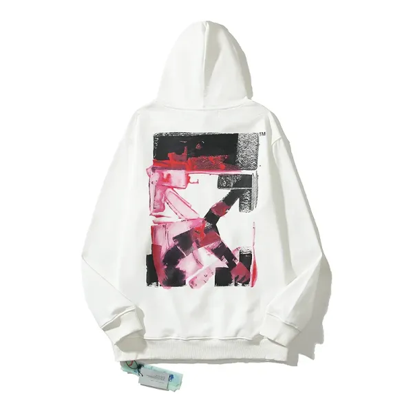 Off-White Diag Arrow Print Black Hoodie - 21