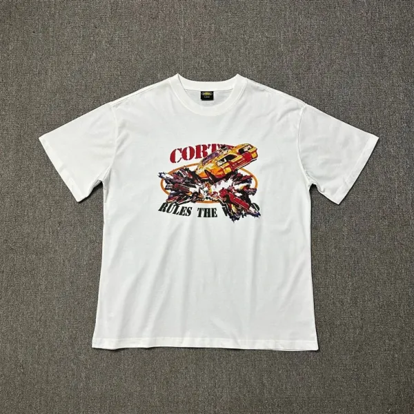 Design Graphic Flame Logo Black T-Shirt - 16