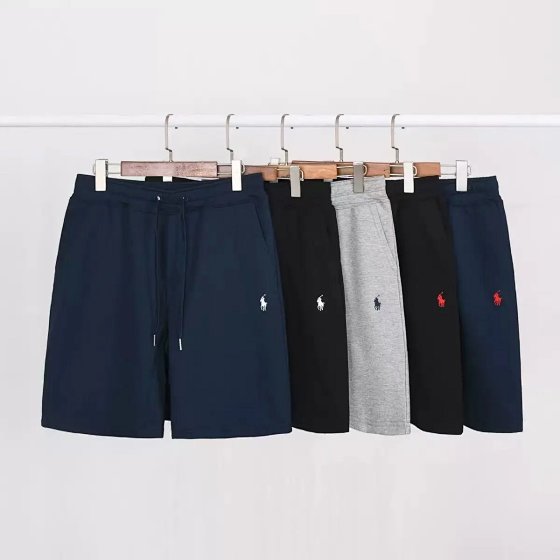 Light luxury RL men's shorts temperament five quarter pants summer loose pure cotton sports and casual outerwear shorts breathable outerwear