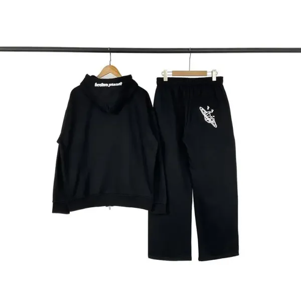 Broken Planet Logo Sweatpants Black - 18