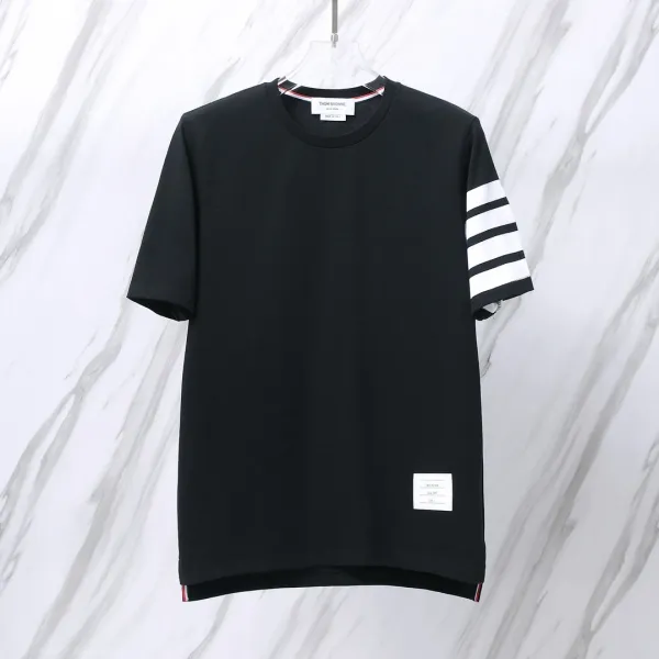 Thom Browne 4-Bar Stripe T-Shirt Black - 1