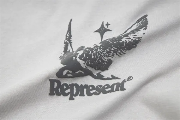 Represent Winged Lion Graphic T-Shirt White - 14