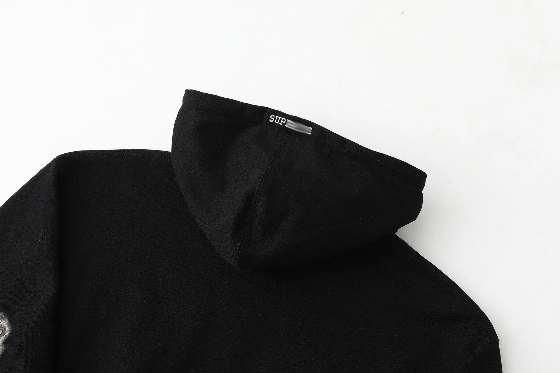 Supreme Michael Jackson Sleeve Print Zip-Up Hoodie Black - 19
