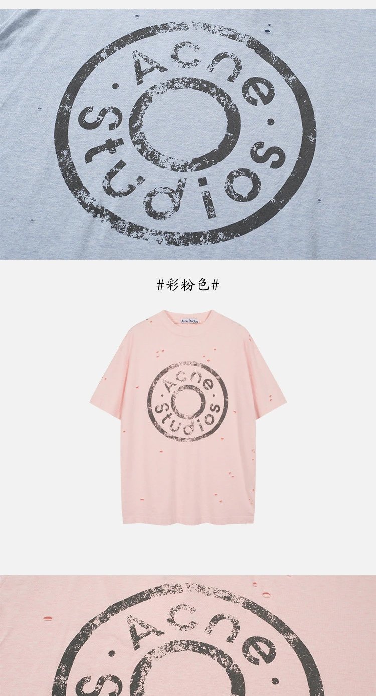 Acne Studios Stockholm 1996 Long Sleeve T-Shirt Pink - 16