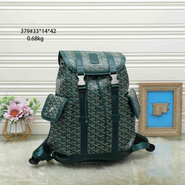 Goyard Saint Louis Backpack Blue Monogram - 3