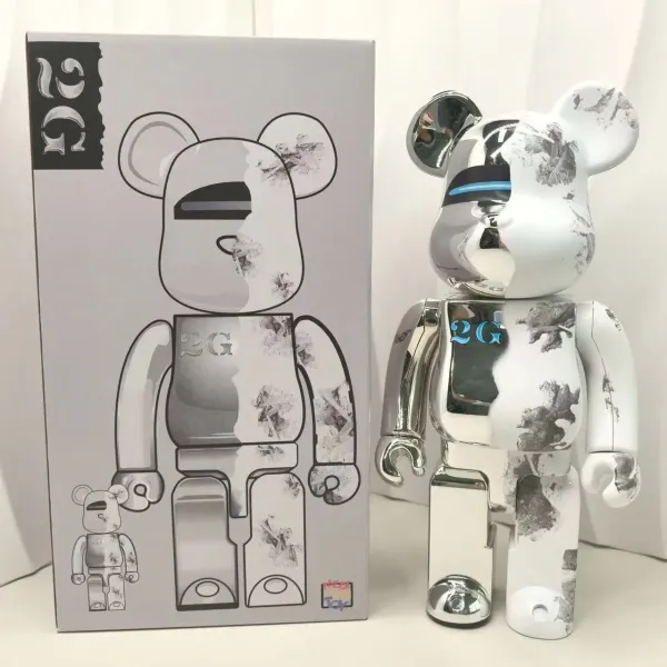 A Bathing Ape x Medicom Toy BAPE CAMO Pink Bearbrick 400% Figure Accessories - 7