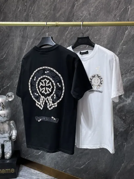Chrome Hearts Embroidered Logo Black T-Shirt - 10