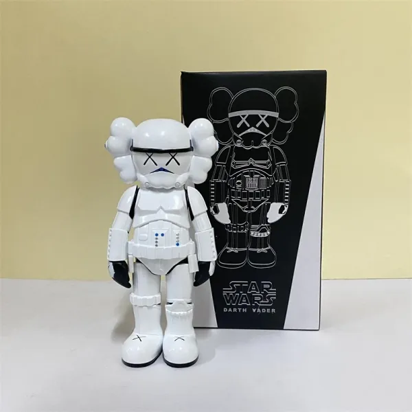 Kaws x Star Wars Companion Darth Vader Black Vinyl Figure Accessories - 8