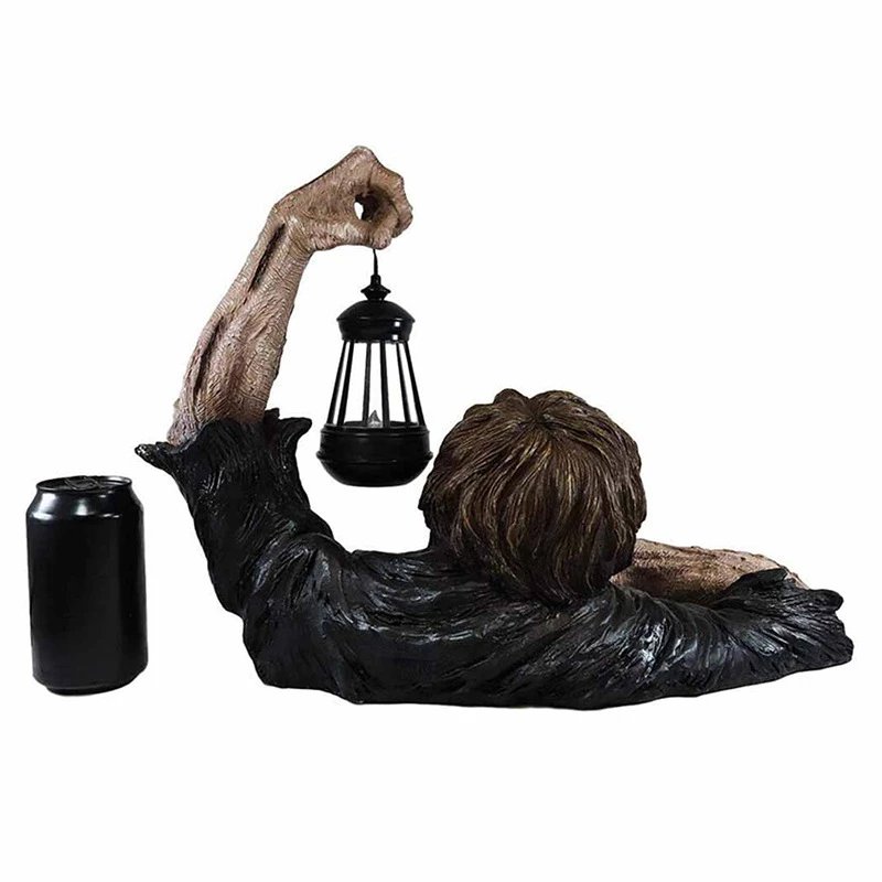 Design Horror Zombie Lantern Decoration Multicolor Figurine Accessories - 7