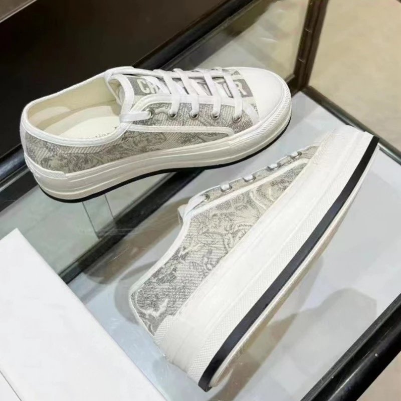 Dior B23 Tiger Print Canvas Sneakers - 16