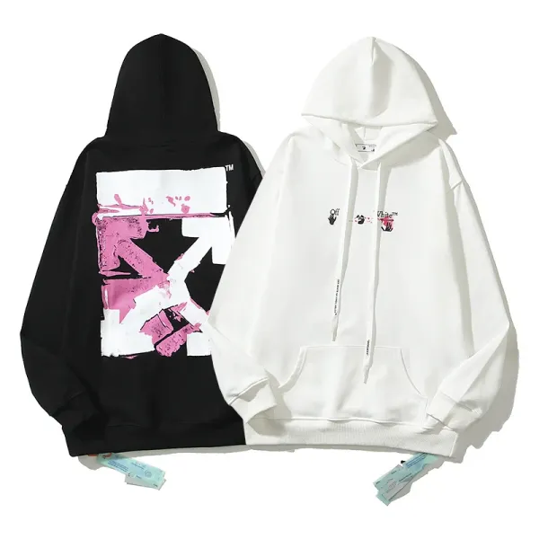 Off-White Diag Arrow Print Black Hoodie - 3