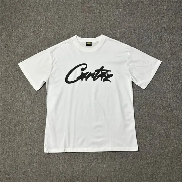 Design Graphic Flame Logo Black T-Shirt - 11