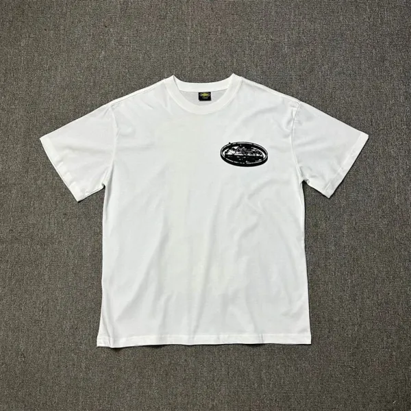 Design Graphic Flame Logo Black T-Shirt - 29