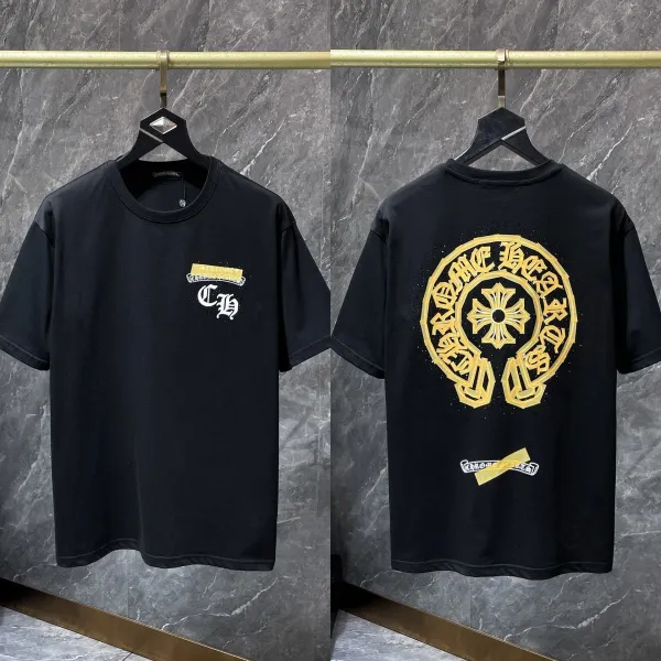 Chrome Hearts Logo Print Black T-Shirt - 1