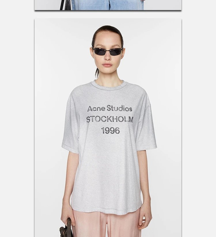 Acne Studios Stockholm 1996 Long Sleeve T-Shirt Pink - 35