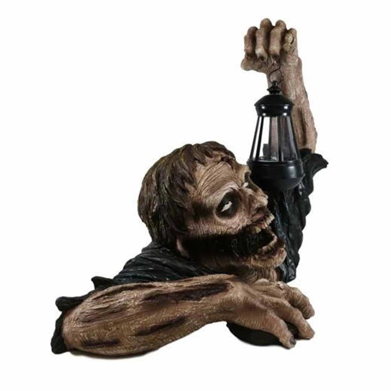 Design Horror Zombie Lantern Decoration Multicolor Figurine Accessories - 8