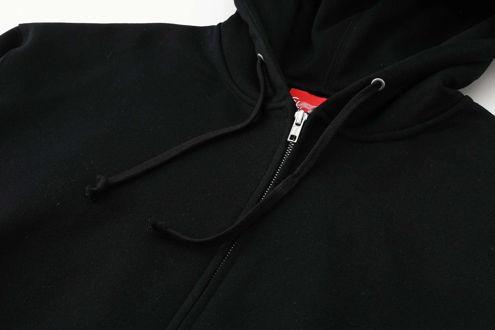 Supreme Michael Jackson Sleeve Print Zip-Up Hoodie Black - 23
