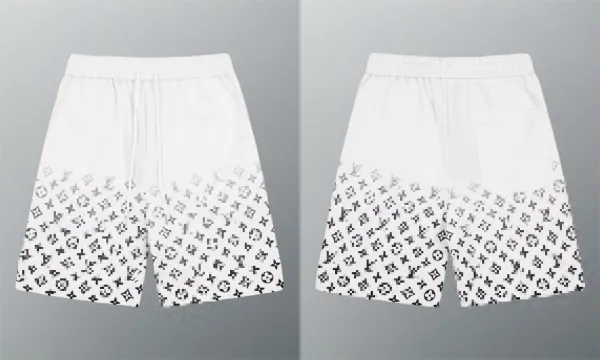 Louis Vuitton Monogram Gradient Shorts White - 1